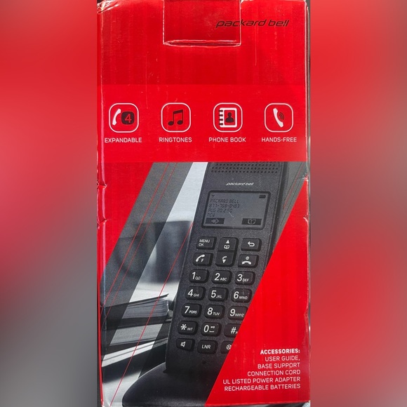 Packard Bell DECT 6.0 Cordless Phone Hands With Intercom System - Picture 3 of 4